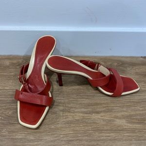 Gucci Leather Heeled Sandals